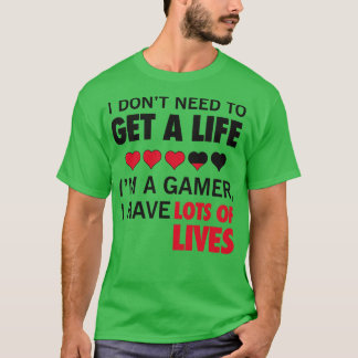 har många liv t shirt
