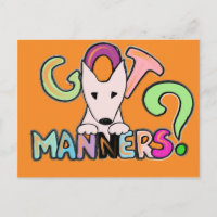 HAR MANNERS? Engelska Bull Terrier