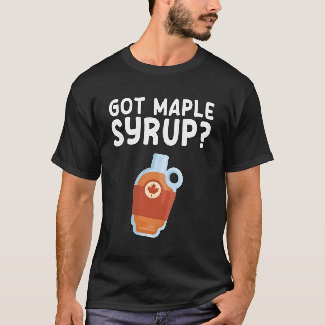 Har Maple Syrup Sugaring Maple Träd Tapg Sap Sap T Shirt (Framsida)