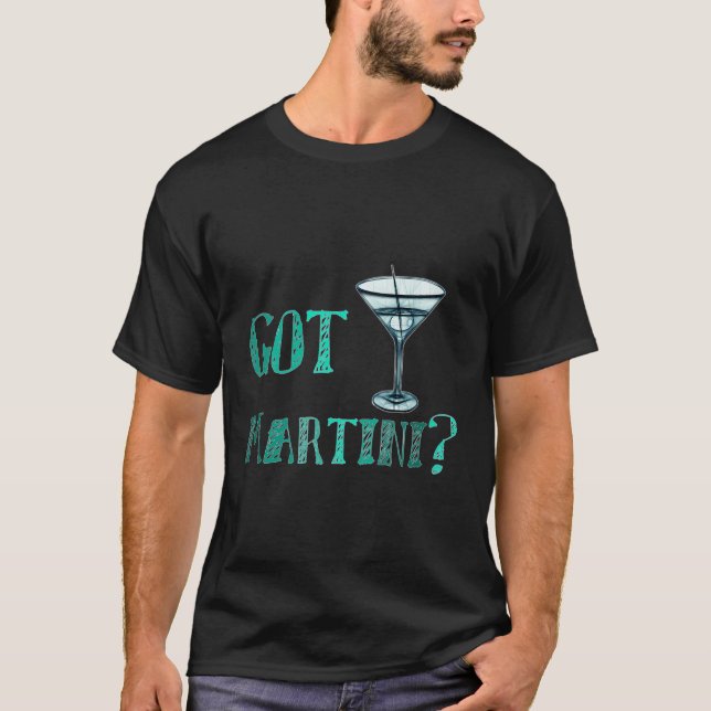 Har Martini Funny Cocktail Pub T Shirt (Framsida)