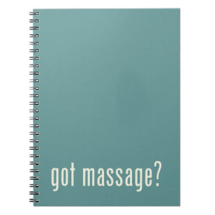 Har Massage? Anteckningsbok Med Spiral