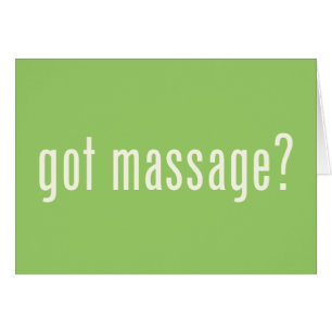 Har Massage? Hälsningskort