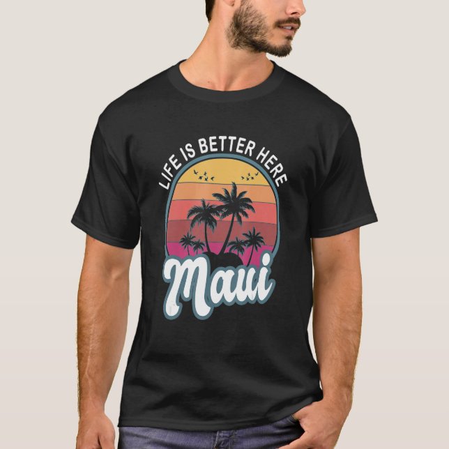 Här Maui Hawaii T Shirt (Framsida)