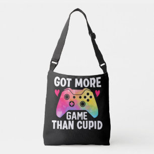 Har mer spel än Cupid Valentine Video Game Axelväska