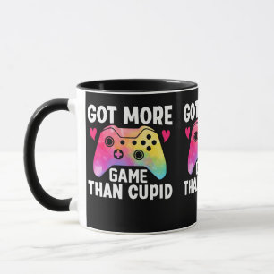 Har mer spel än Cupid Valentine Video Game Mugg