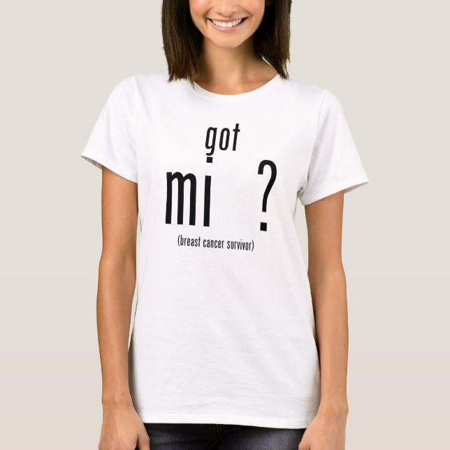 Har mi? (bröstcancer överlevandeskjorta) t-shirt (Framsida)