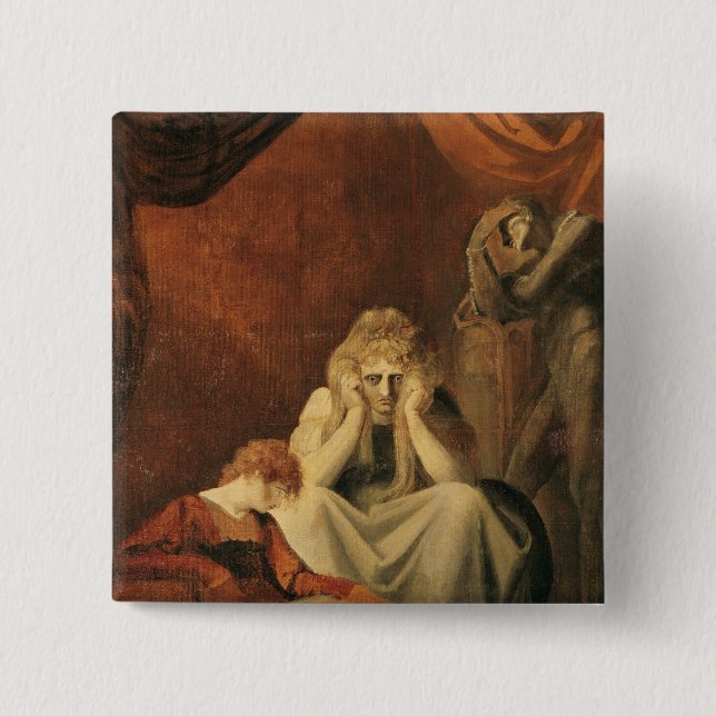 Här mig och sorg Sit Knapp (Framsida)