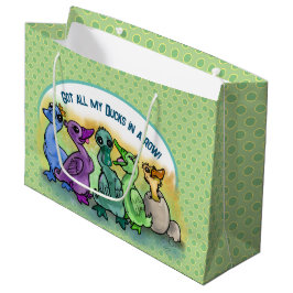 Har min ankor i en row Large Gift Bag