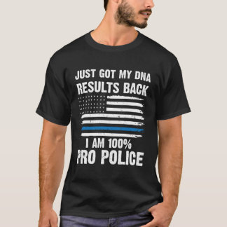 Har mitt DNA är jag 100% Pro Police T Shirt