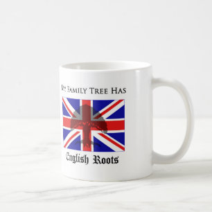 "Har mitt stamträd engelska rotar" muggen Kaffemugg