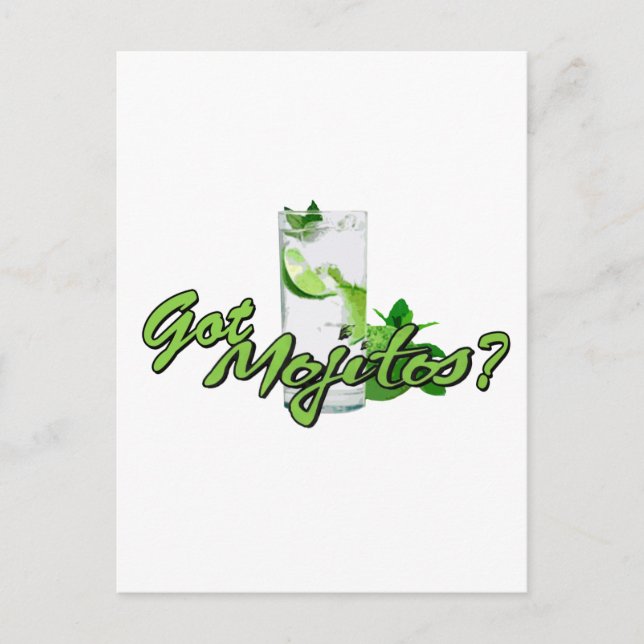 Har Mojitos? Vykort (Framsida)