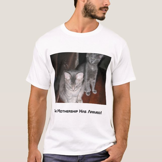 "Har mothershipen ankommit!", Tshirt Tröja (Framsida)