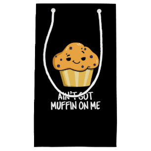 Har Muffin på mig Funny Muffin Pun Mörk BG