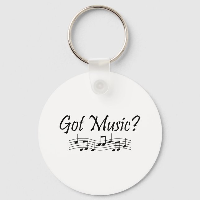 Har Music? (Anmärkning 1) Nyckelring (Framsida)