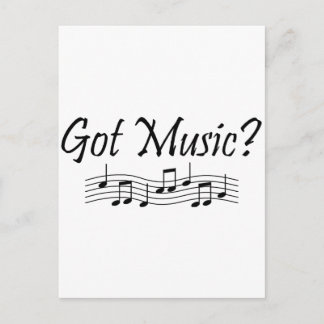 Har Music? (Anmärkning 1) Vykort