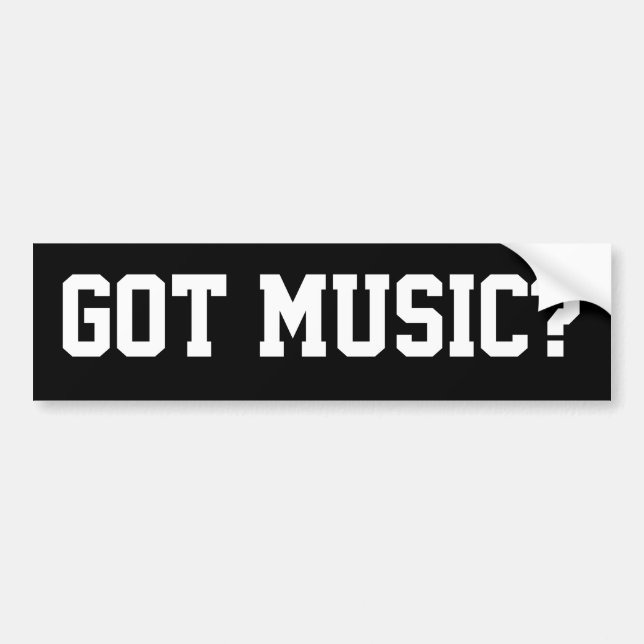 har musik? bildekal (Framsidan)