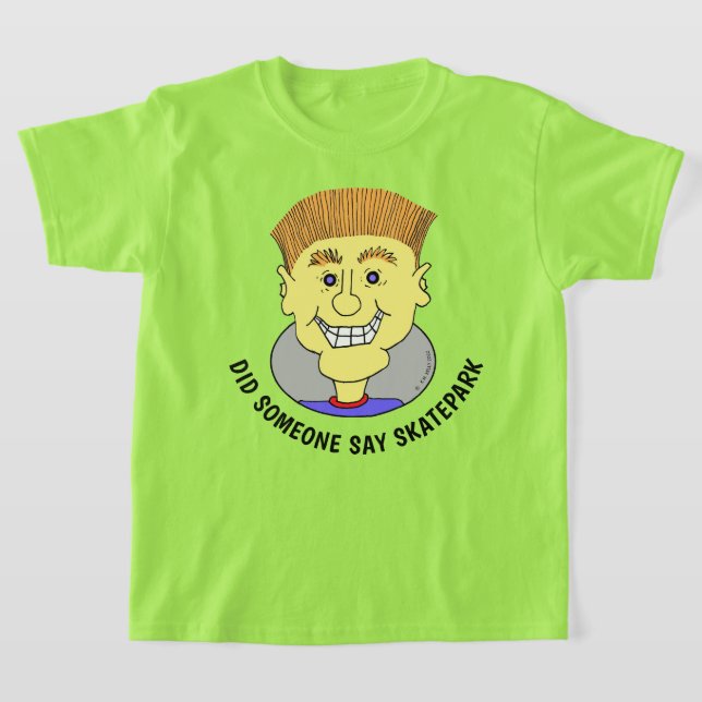 HAR NÅGON SAY SKATEPARK T SHIRT (Laydown)