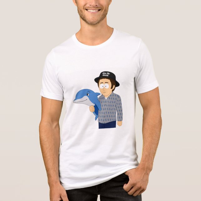 Har någon sett min delfin? t shirt (Framsida)