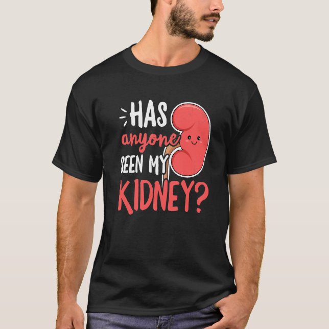 Har någon sett min njurdesign för en organdonation t shirt (Framsida)