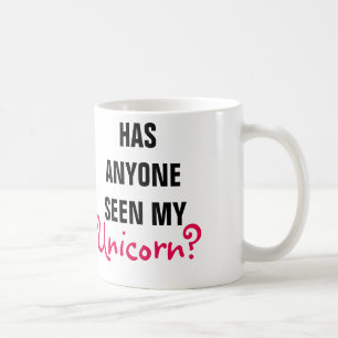 Har någon sett min Unicorn? Kaffemugg