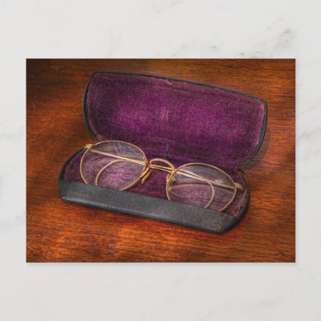 Har någon sett mina glasögon? vykort (Framsida)