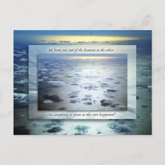 Har något så Underbart någonsin hänt? Vykort (Framsida)