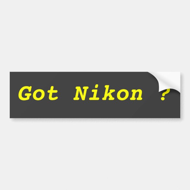 Har Nikon? Bildekal (Framsidan)