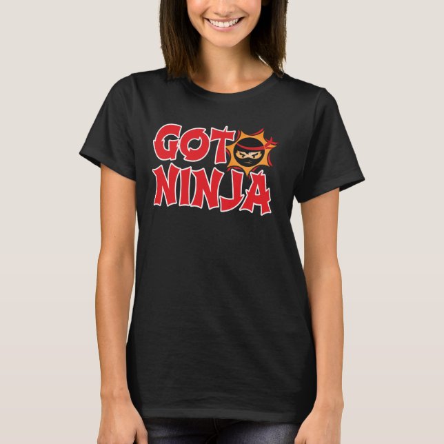 Har Ninja Warrior Funny T Shirt (Framsida)