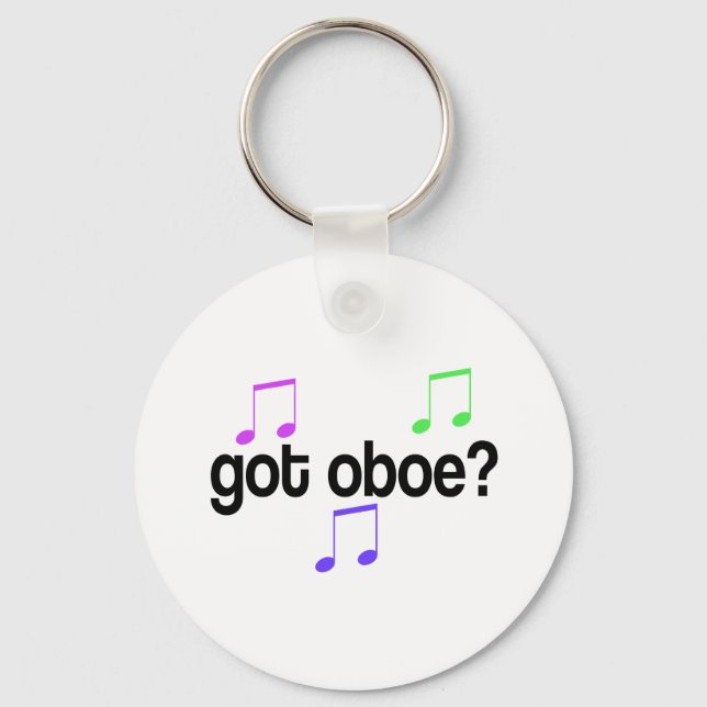 Har Oboe Keychain Nyckelring (Framsida)