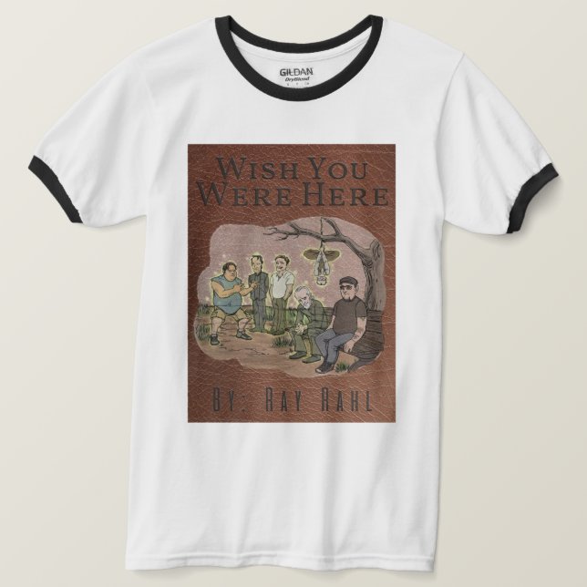 Här önskar jag att du vore här Ringer T-Shirt (Design framsida)
