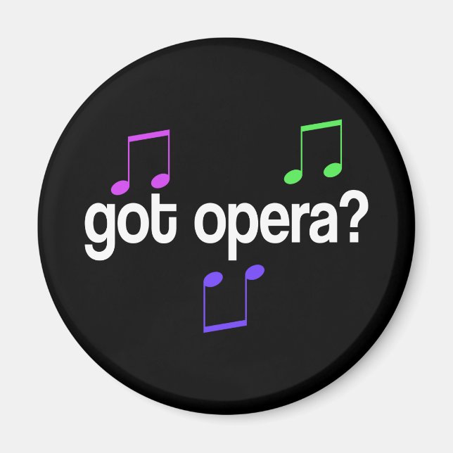 Har Opera Music Gift Magnet (Framsidan)
