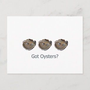 har ostron? vykort