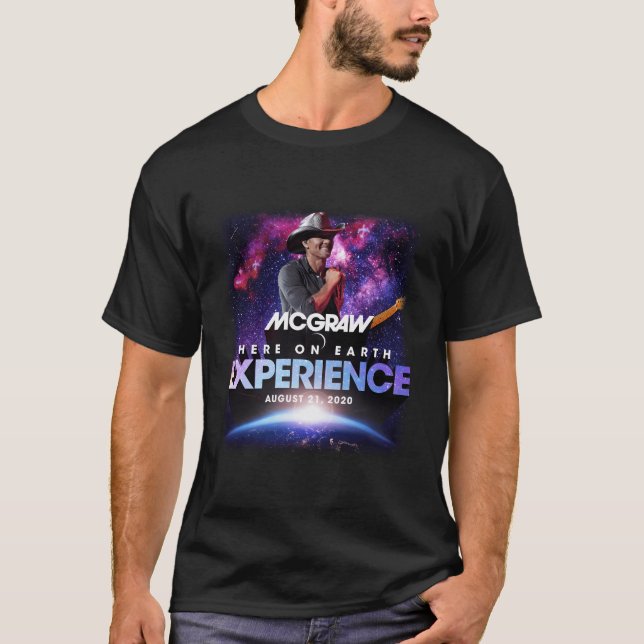 Här på Earth Experience T Shirt (Framsida)