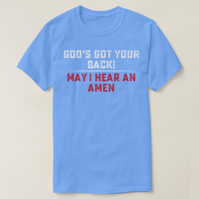 Har på ryggen om du hör en AMEN Premium T Shirt (Design framsida)