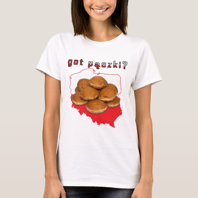 har Paczki? Karta T Shirt (Framsida)