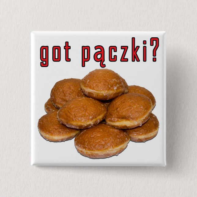 har Paczki? Polsk Dessert Knapp (Framsida)