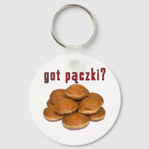 har Paczki? Polsk Dessert Nyckelring