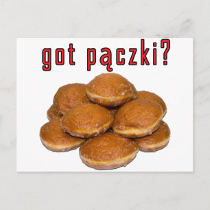 har Paczki? Polsk Dessert Vykort