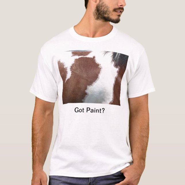 Har Paint? Färgskjorta Tee (Framsida)