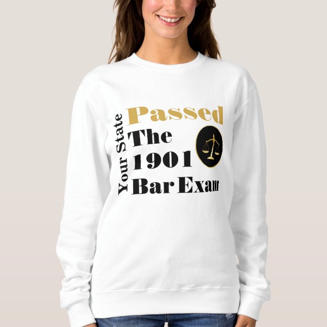 Har passerat Pub Exam! (Anpassa tillstånd och år) T Shirt (Framsida)