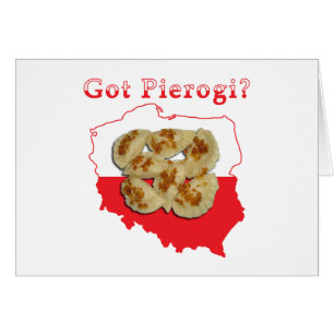 Har Pierogi polska Karta Hälsningskort