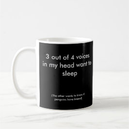 Har pingvin knä? Rolig kaffemugg