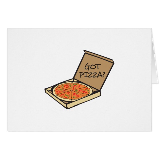 HAR PIZZA HÄLSNINGSKORT (Framsidan Horizontal)