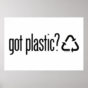 har plast?Återvinningssignatur Poster