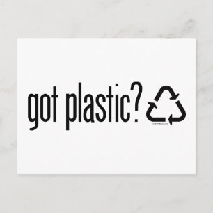 har plast?Återvinningssignatur Vykort