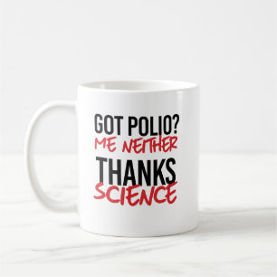 Har Polio? Jag varken Kaffemugg