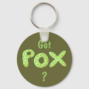 Har Pox? Roligt Pirat fras Nyckelring