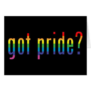 har pride? hälsningskort
