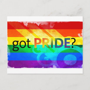 Har Pride HBT-Flagga Vykort