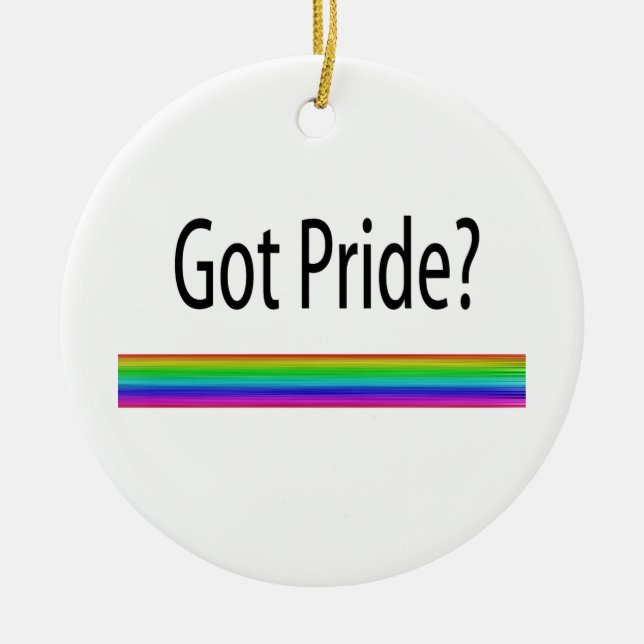 Har Pride? Julgransprydnad Keramik (Framsidan)